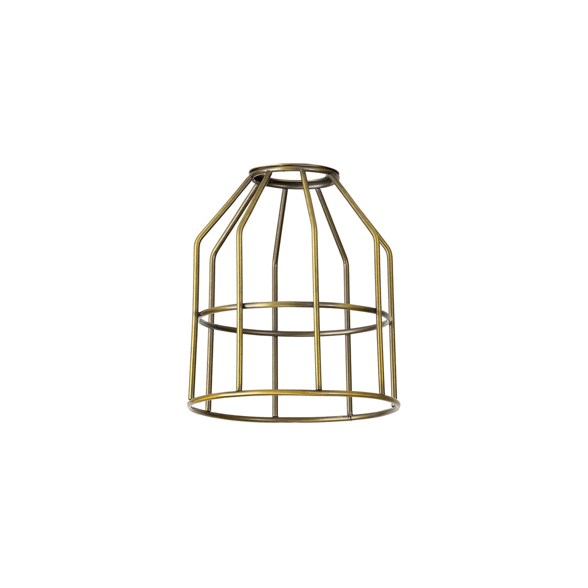 Abode Cylinder 140mm Wire Cage Shade in Brushed Brown Bronze