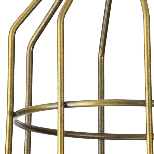 Abode Cylinder 140mm Wire Cage Shade in Brushed Brown Bronze