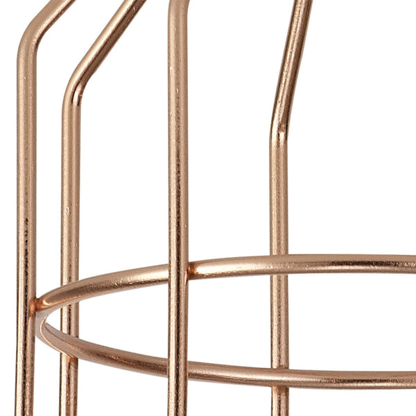 Abode Cylinder 140mm Wire Cage Shade in Copper