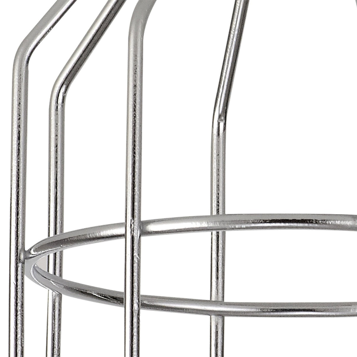 Abode Cylinder 140mm Wire Cage Shade in Chrome