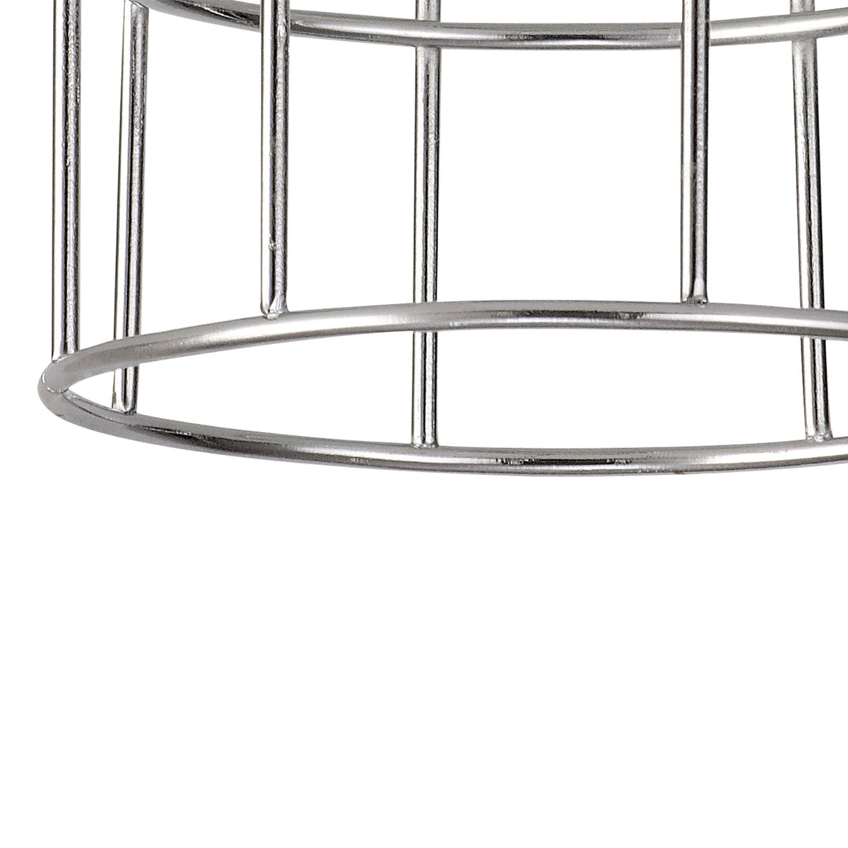 Abode Cylinder 140mm Wire Cage Shade in Chrome