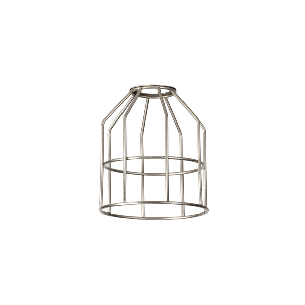 Abode Cylinder 140mm Wire Cage Shade in Brushed Nickel
