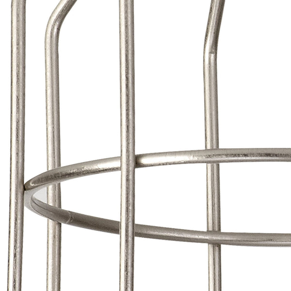 Abode Cylinder 140mm Wire Cage Shade in Brushed Nickel