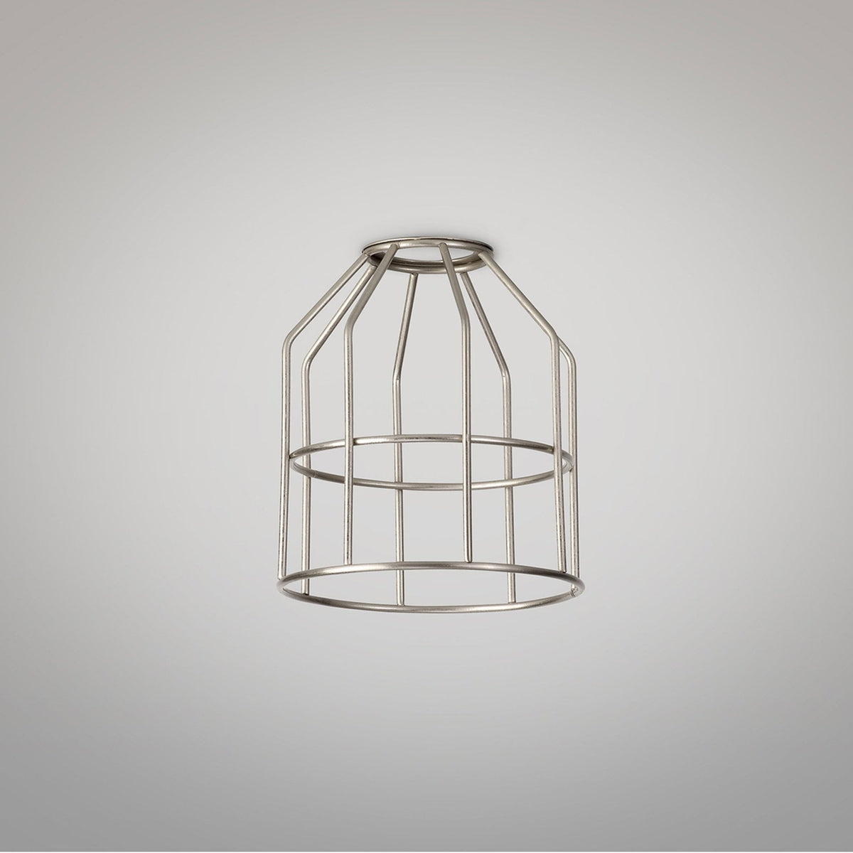 Abode Cylinder 140mm Wire Cage Shade in Brushed Nickel