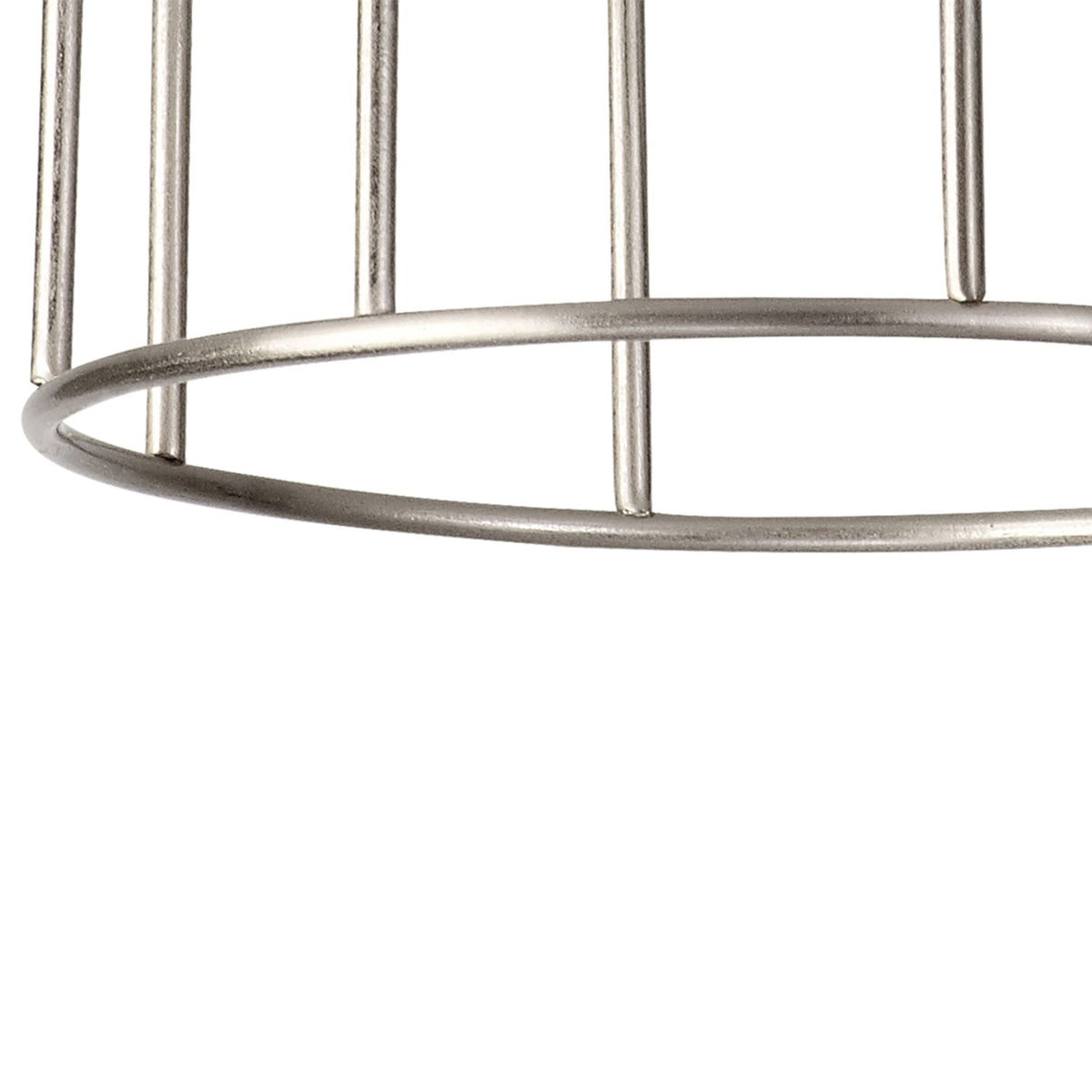 Abode Cylinder 140mm Wire Cage Shade in Brushed Nickel