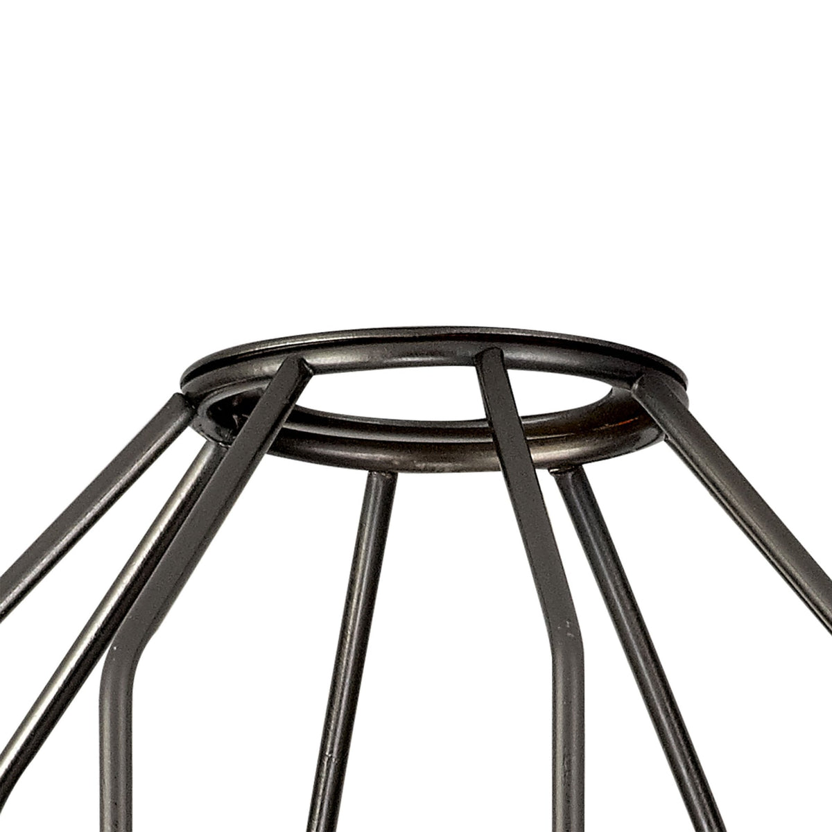 Abode Cylinder 140mm Wire Cage Shade in Black Chrome