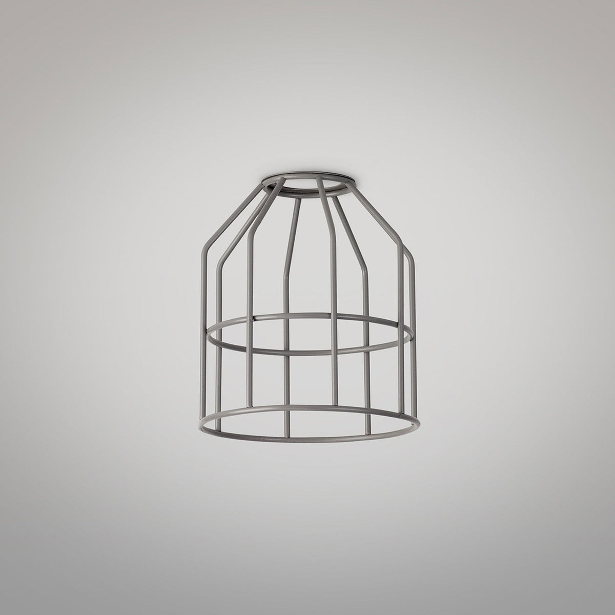 Abode Cylinder 140mm Wire Cage Shade in Grey