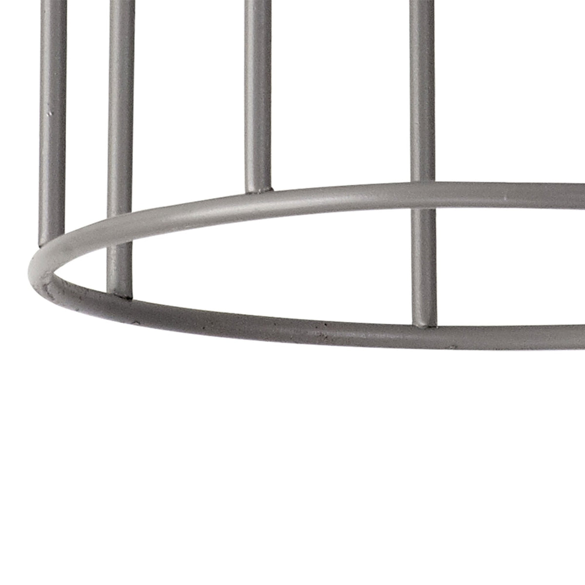 Abode Cylinder 140mm Wire Cage Shade in Grey