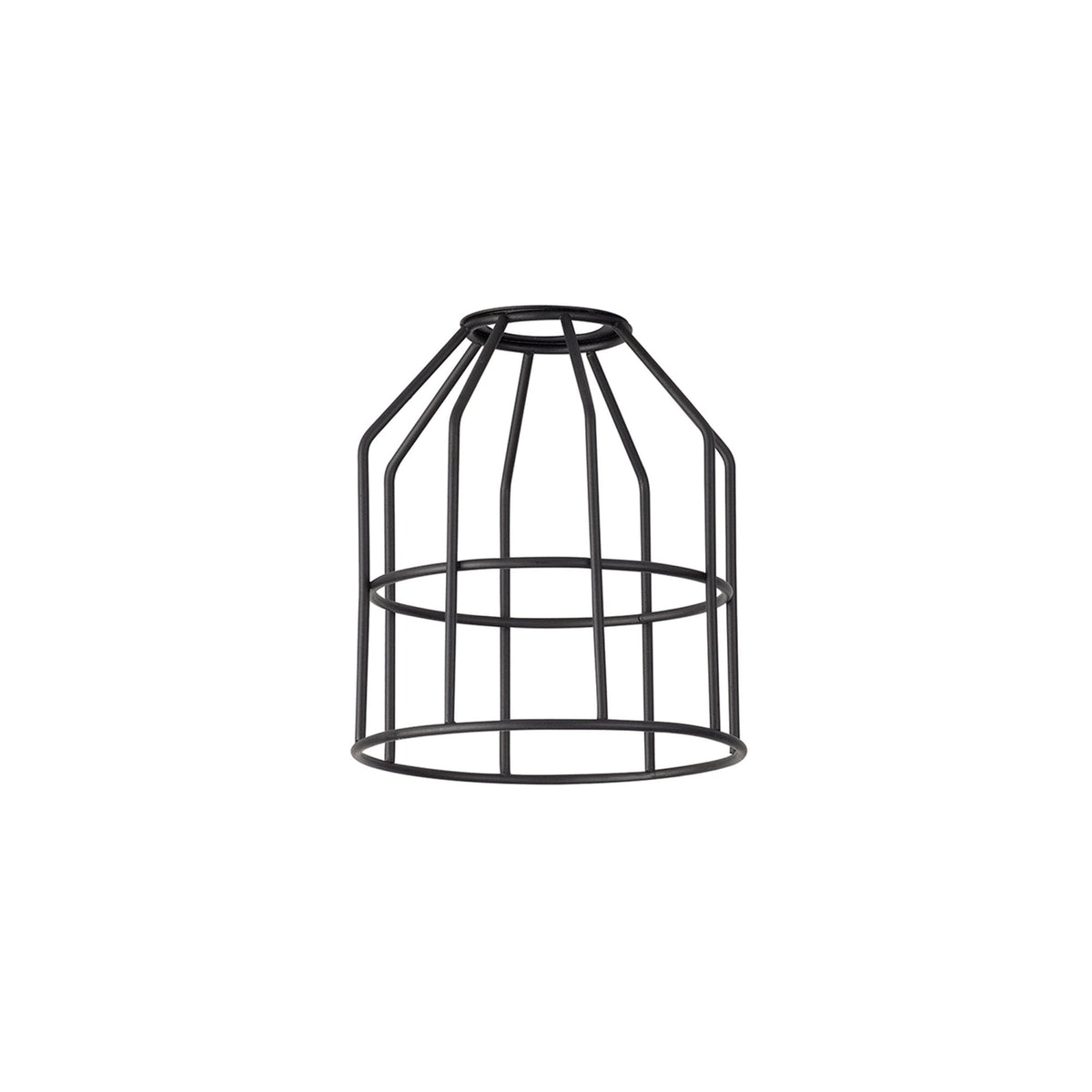 Abode Cylinder 140mm Wire Cage Shade in Black