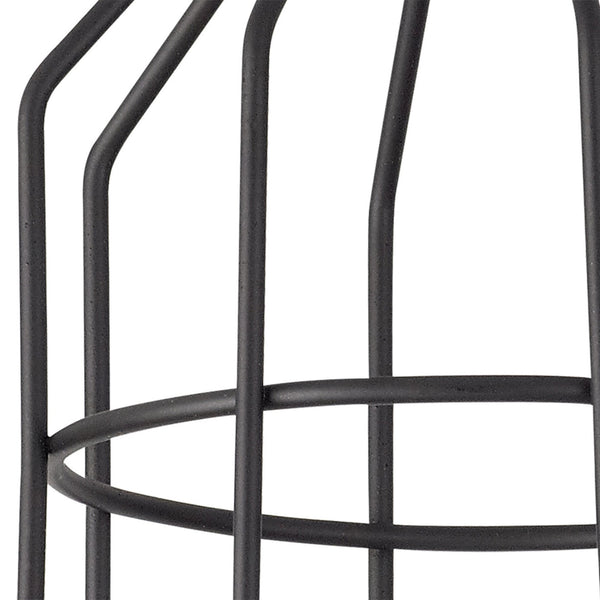 Abode Cylinder 140mm Wire Cage Shade in Black