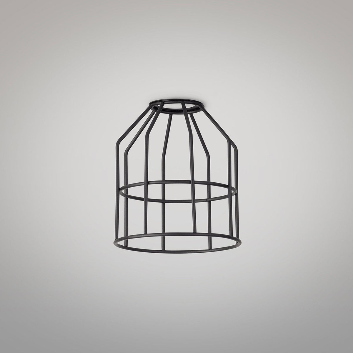 Abode Cylinder 140mm Wire Cage Shade in Black