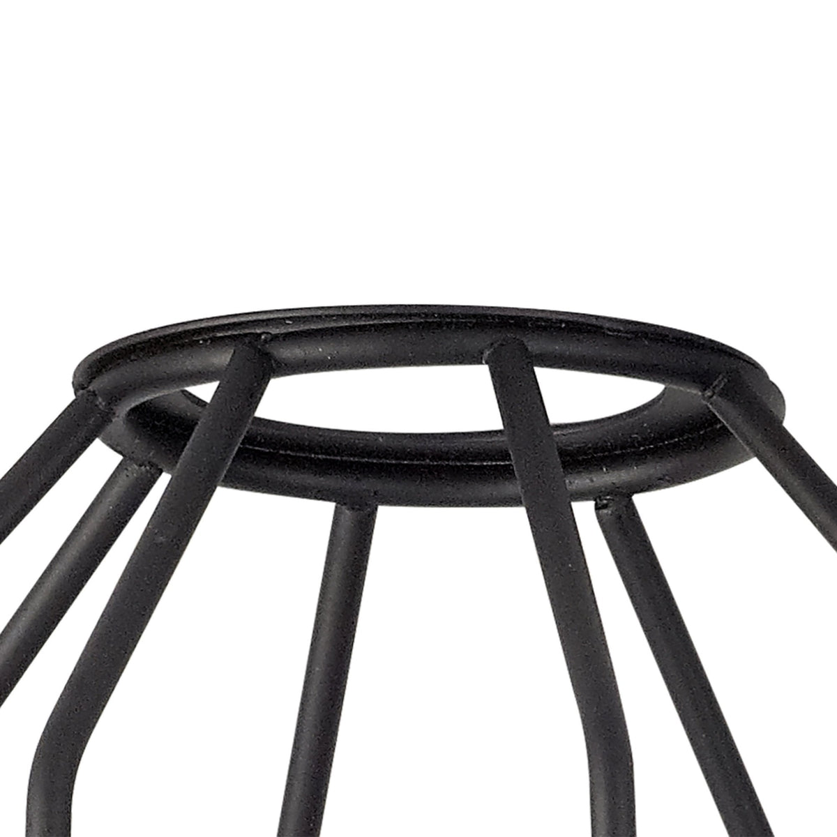 Abode Cylinder 140mm Wire Cage Shade in Black