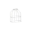 Abode Cylinder 140mm Wire Cage Shade in White