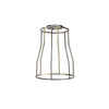 Abode Tall Round 140mm Wire Cage Shade in Brushed Bronze