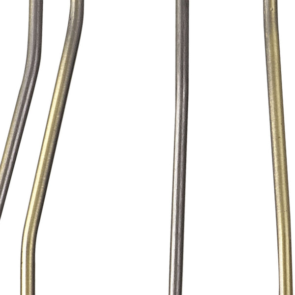 Abode Tall Round 140mm Wire Cage Shade in Brushed Bronze