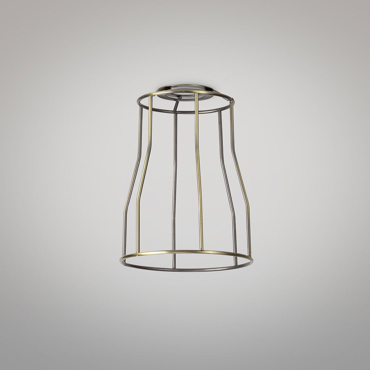 Abode Tall Round 140mm Wire Cage Shade in Brushed Bronze