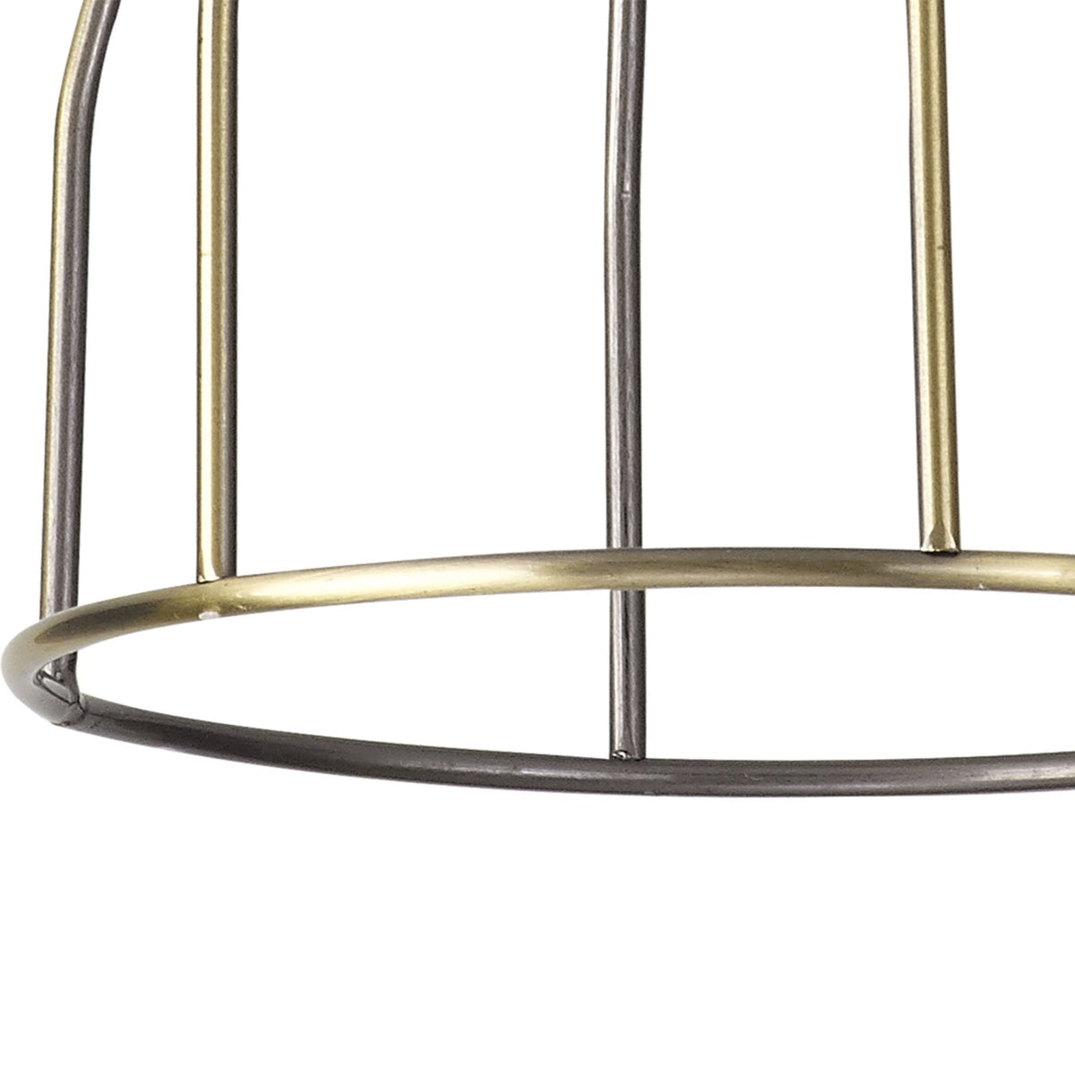 Abode Tall Round 140mm Wire Cage Shade in Brushed Bronze