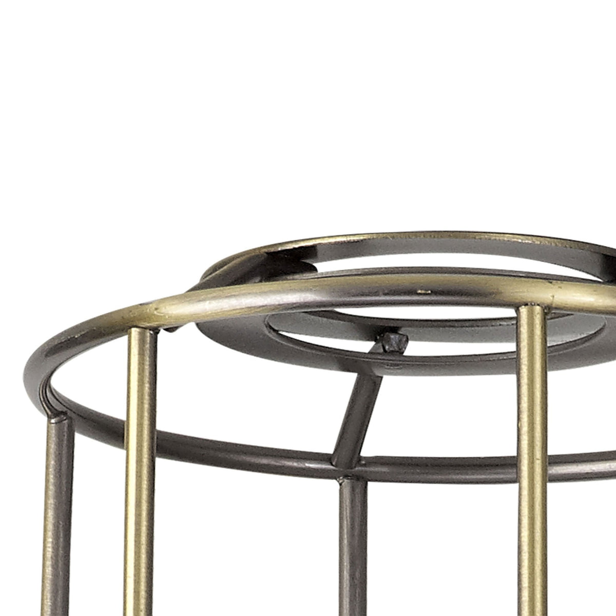 Abode Tall Round 140mm Wire Cage Shade in Brushed Bronze