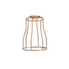 Abode Tall Round 140mm Wire Cage Shade in Copper
