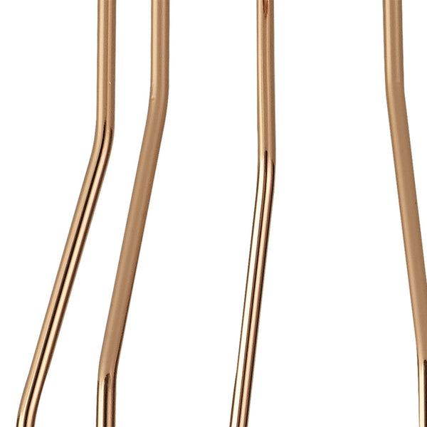 Abode Tall Round 140mm Wire Cage Shade in Copper