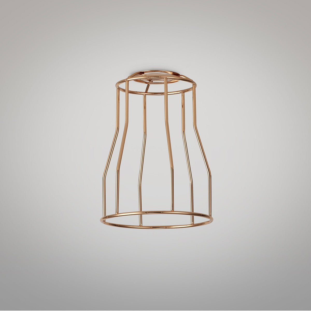 Abode Tall Round 140mm Wire Cage Shade in Copper