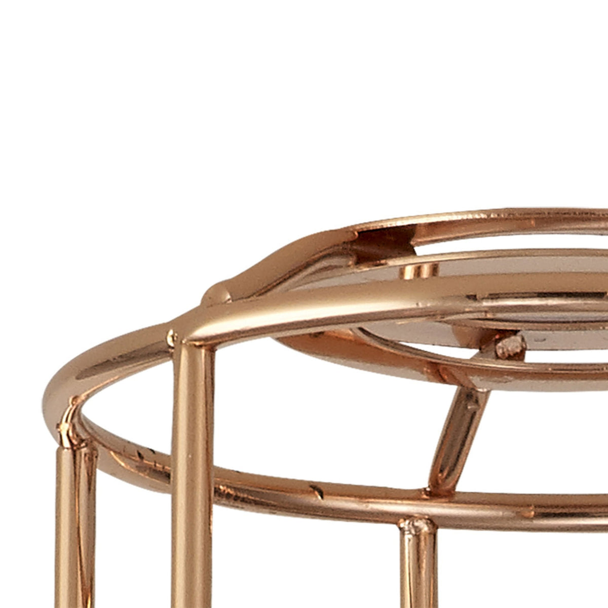 Abode Tall Round 140mm Wire Cage Shade in Copper