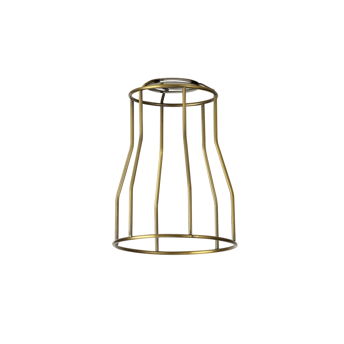 Abode Tall Round 140mm Wire Cage Shade in Brushed Brown Bronze