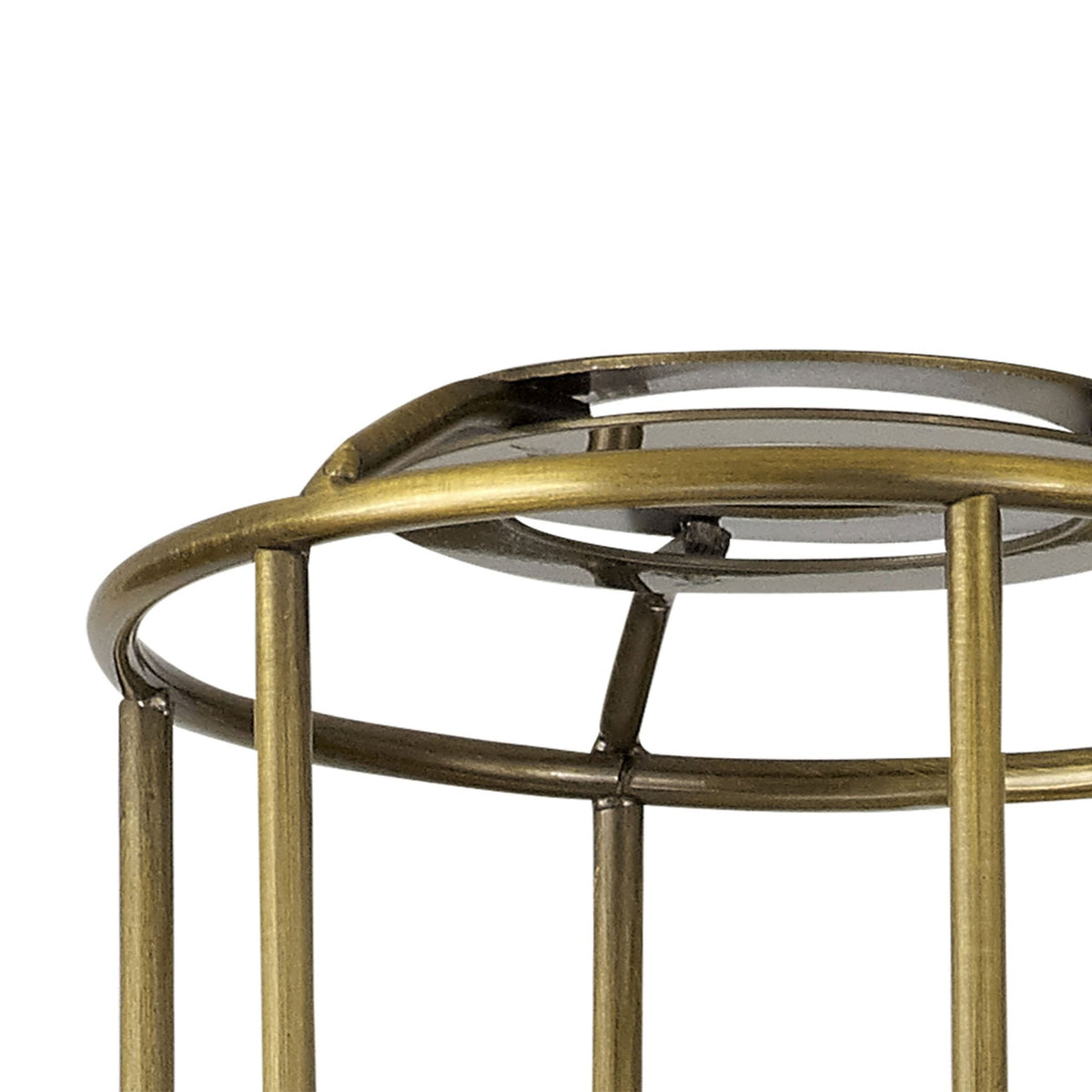 Abode Tall Round 140mm Wire Cage Shade in Brushed Brown Bronze