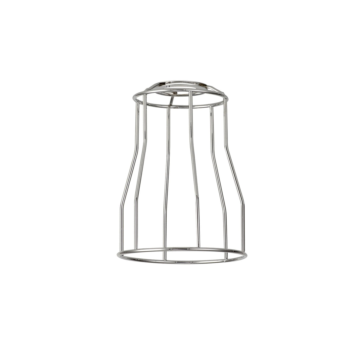 Abode Tall Round 140mm Wire Cage Shade in Chrome