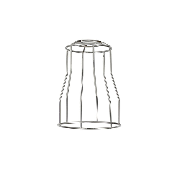 Abode Tall Round 140mm Wire Cage Shade in Chrome