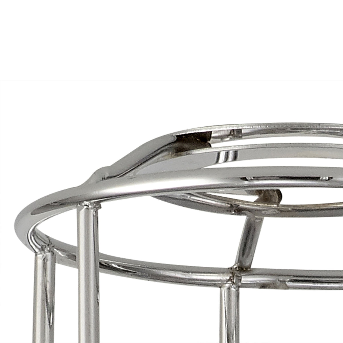 Abode Tall Round 140mm Wire Cage Shade in Chrome