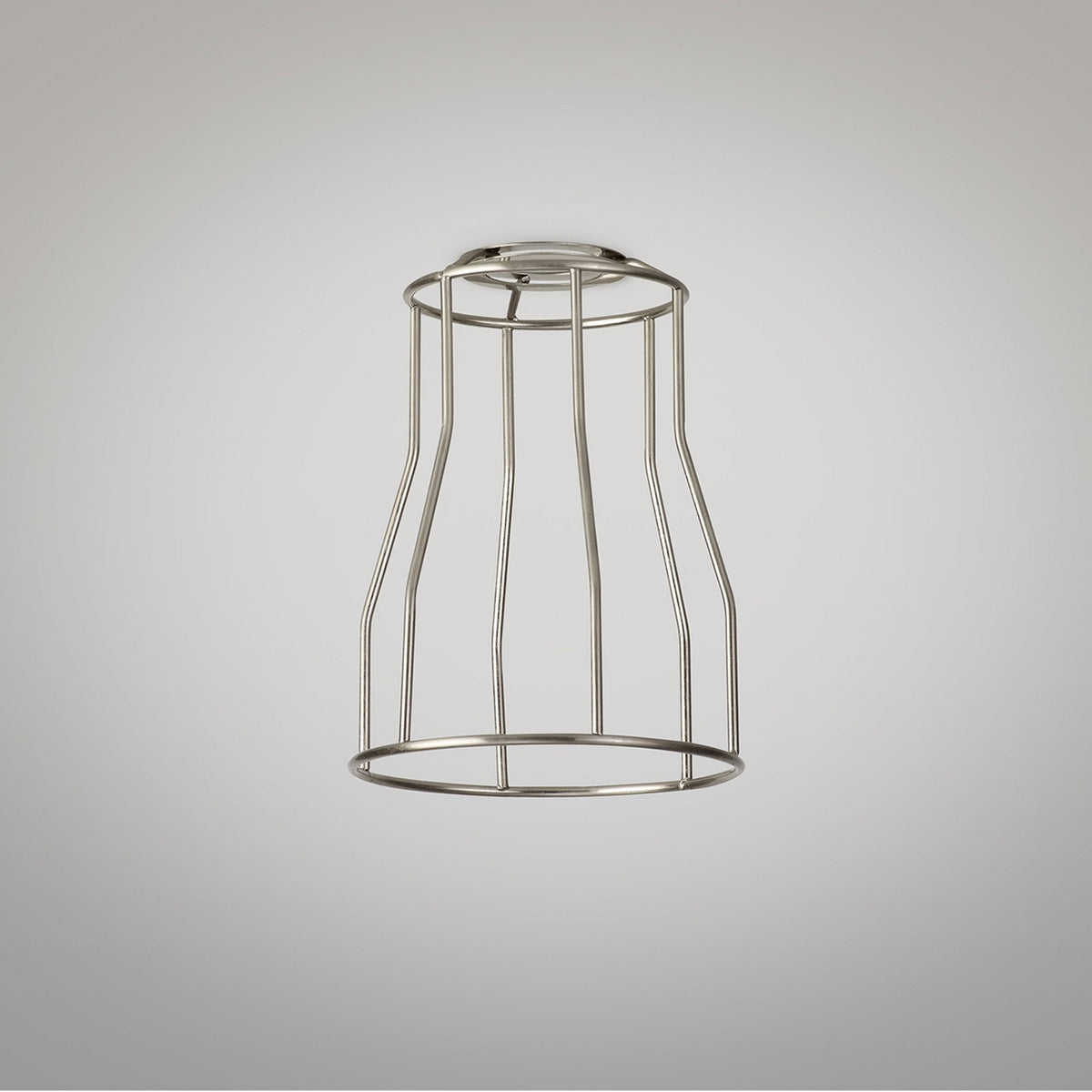 Abode Tall Round 140mm Wire Cage Shade in Brushed Nickel