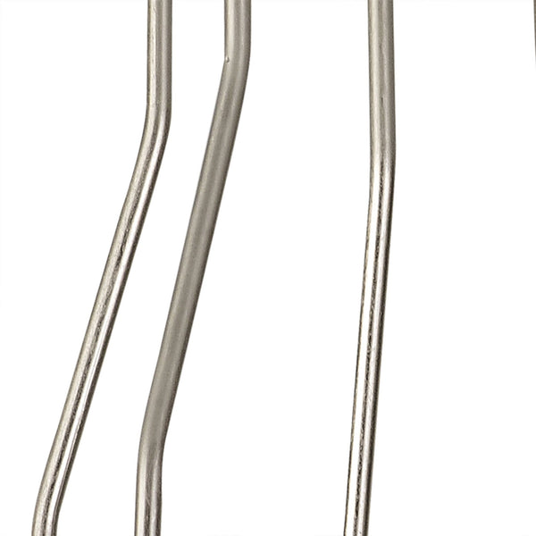 Abode Tall Round 140mm Wire Cage Shade in Brushed Nickel