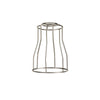 Abode Tall Round 140mm Wire Cage Shade in Brushed Nickel