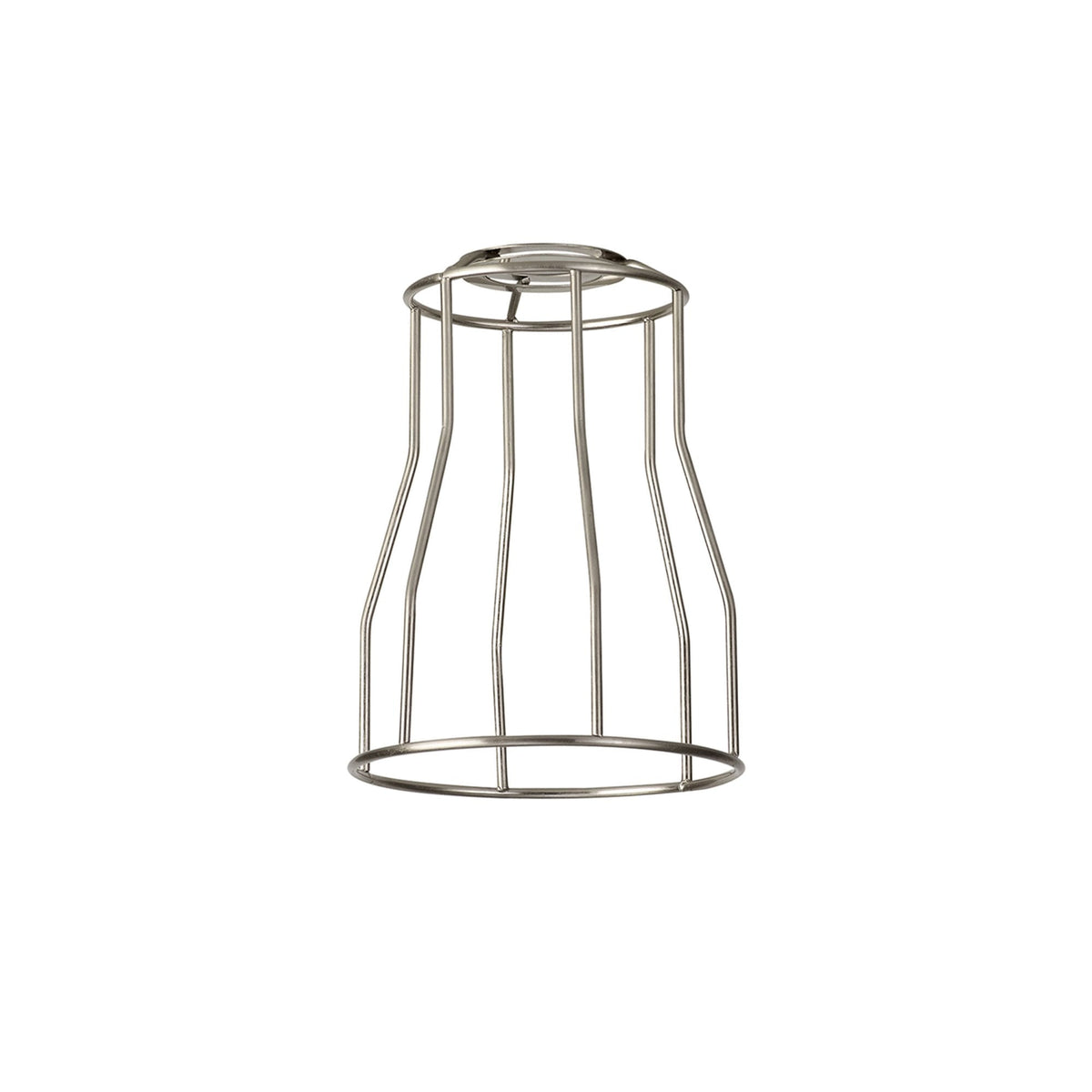 Abode Tall Round 140mm Wire Cage Shade in Brushed Nickel