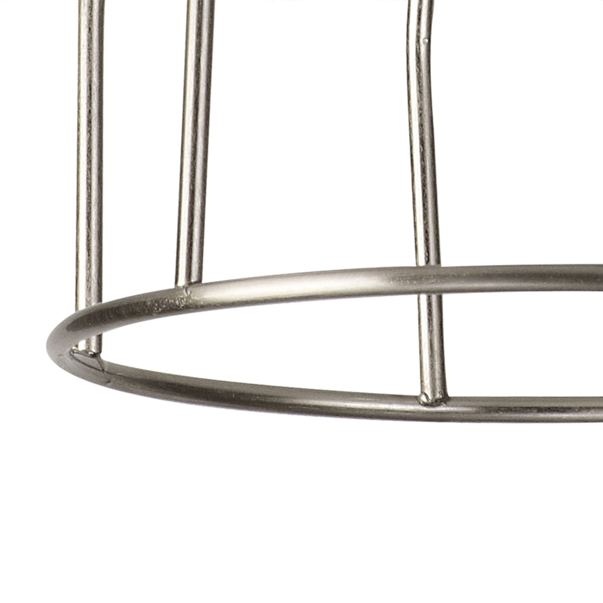 Abode Tall Round 140mm Wire Cage Shade in Brushed Nickel