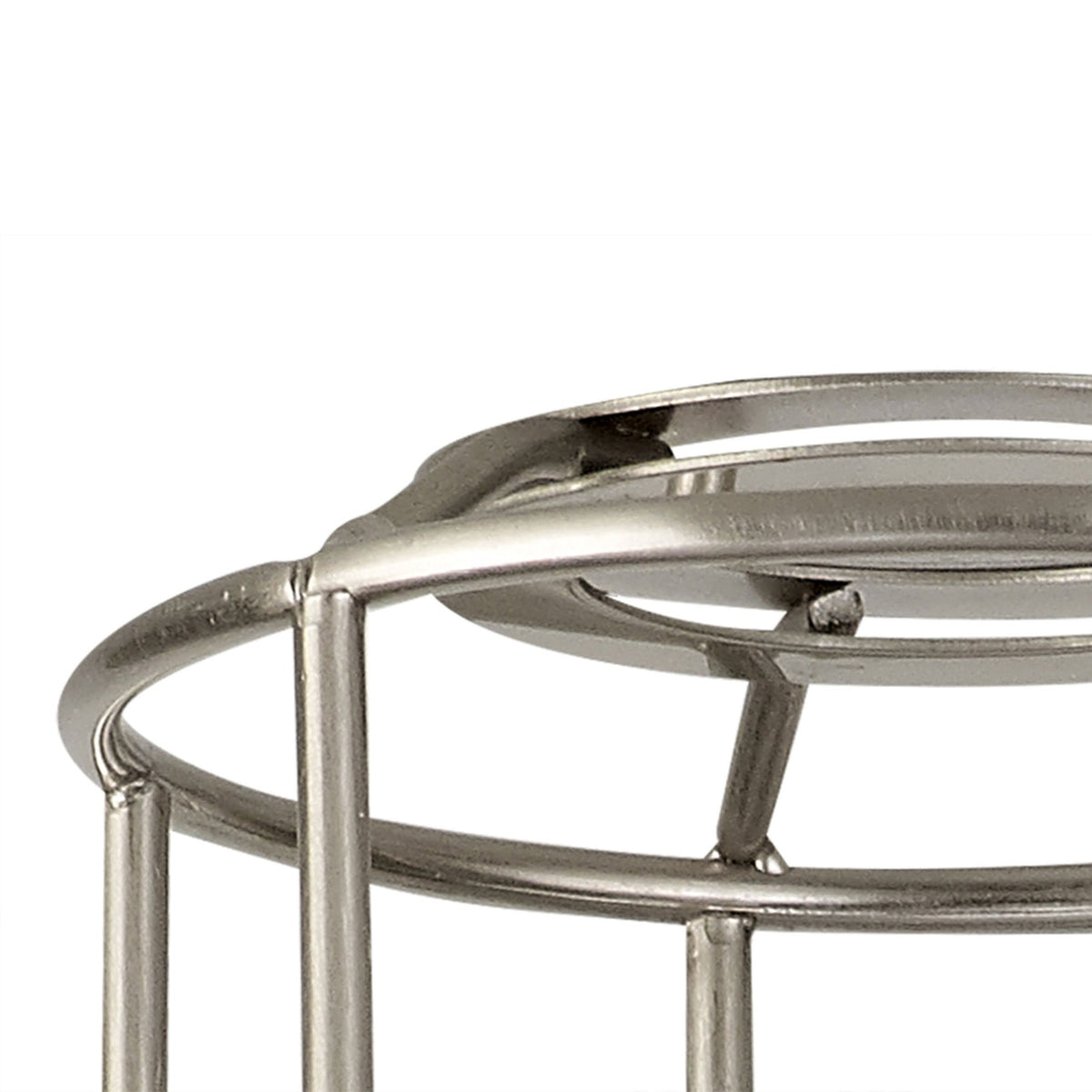 Abode Tall Round 140mm Wire Cage Shade in Brushed Nickel