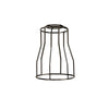 Abode Tall Round 140mm Wire Cage Shade in Black Chrome