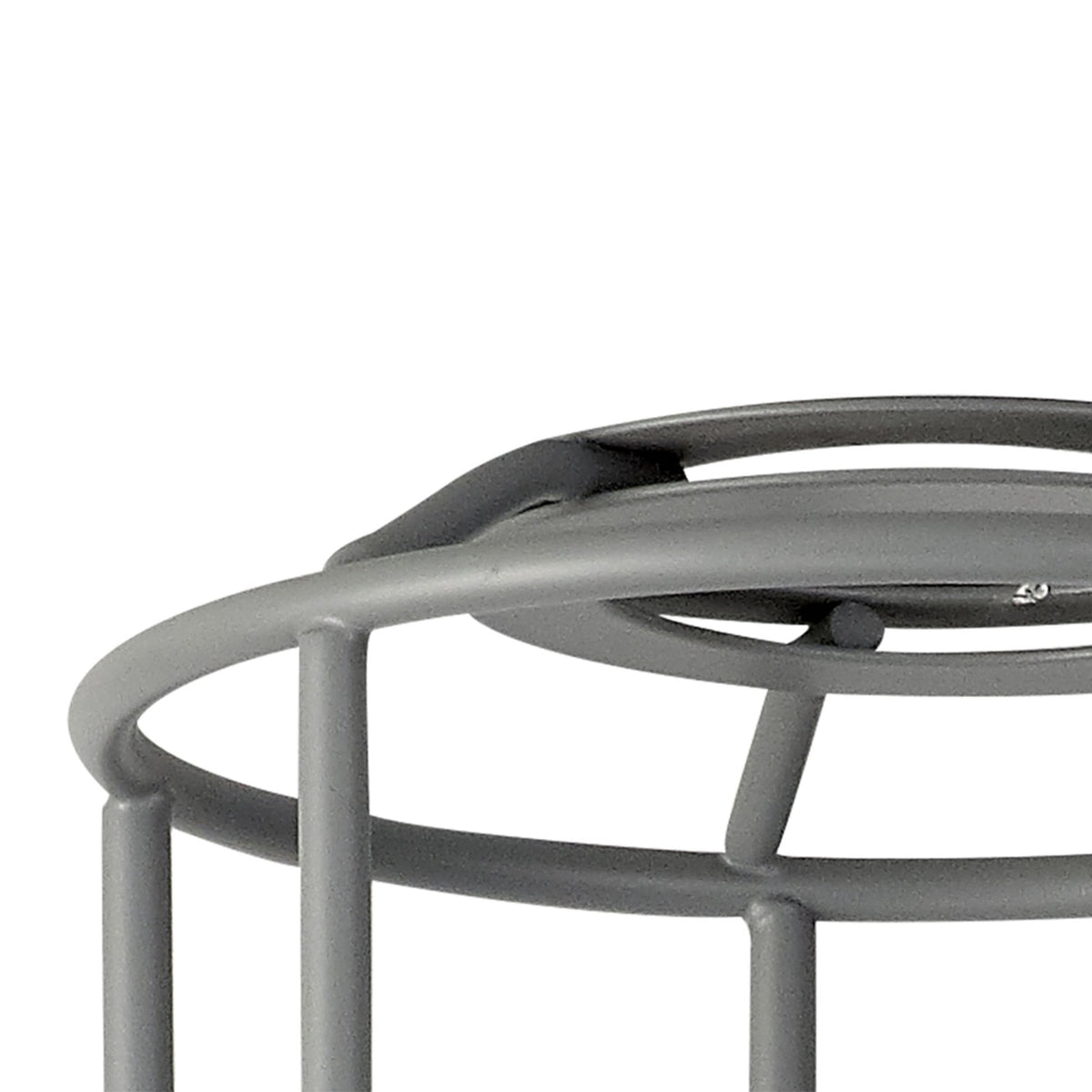 Abode Tall Round 140mm Wire Cage Shade in Grey