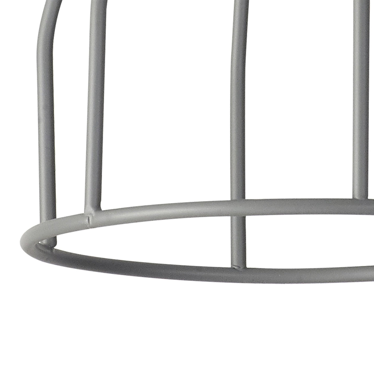 Abode Tall Round 140mm Wire Cage Shade in Grey