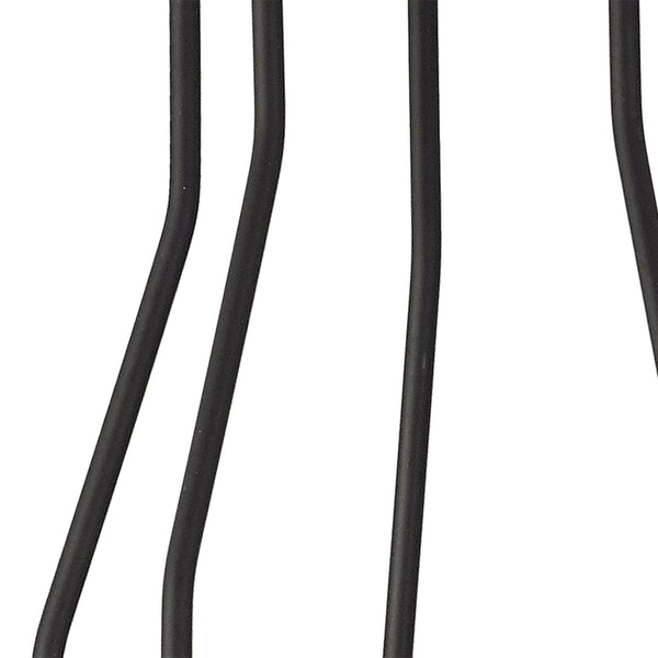 Abode Tall Round 140mm Wire Cage Shade in Black