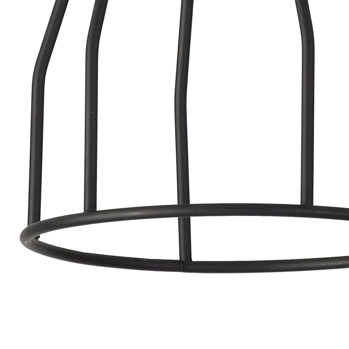 Abode Tall Round 140mm Wire Cage Shade in Black