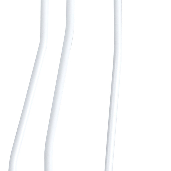 Abode Tall Round 140mm Wire Cage Shade in White