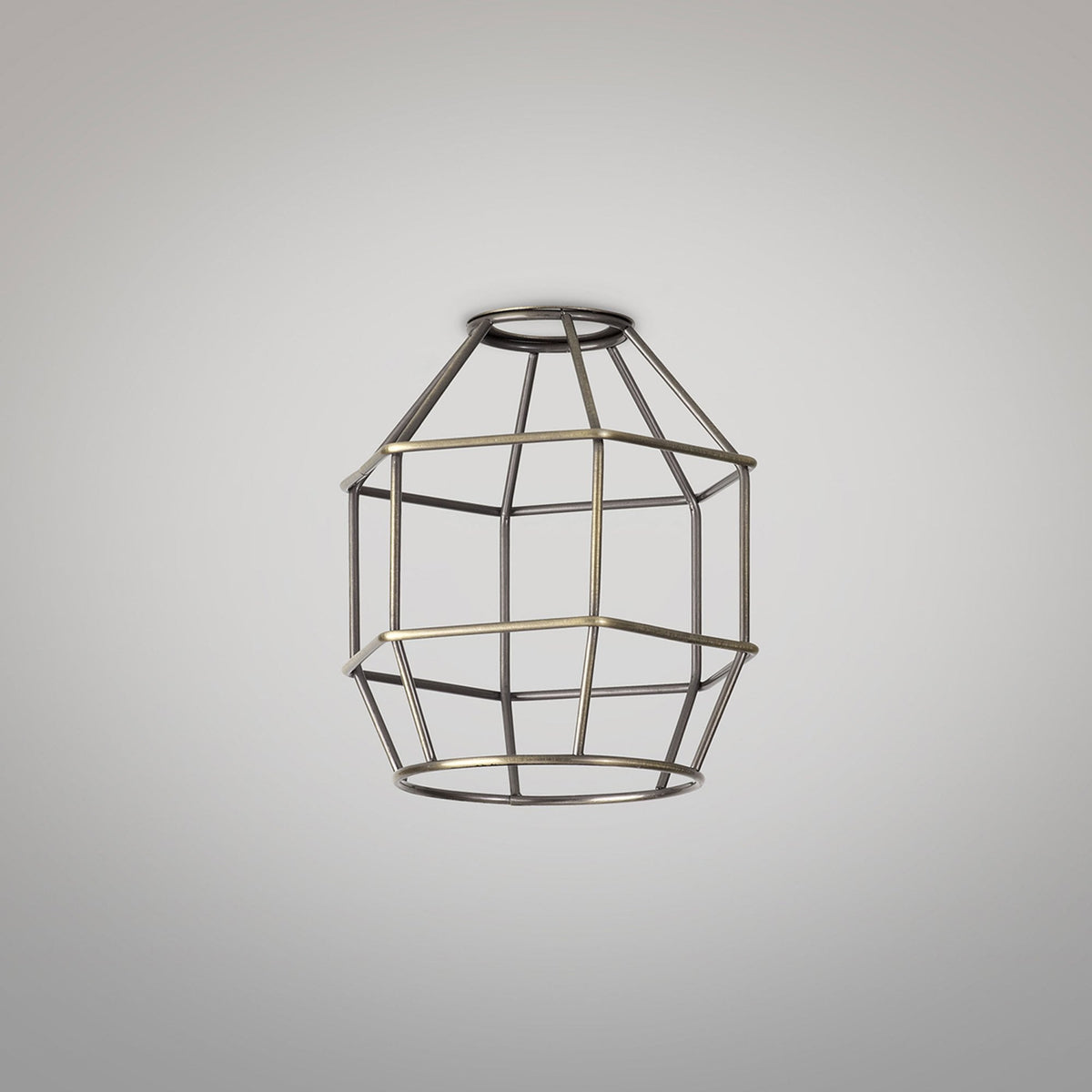 Abode Hexagon 140mm Wire Cage Shade in Brushed Bronze