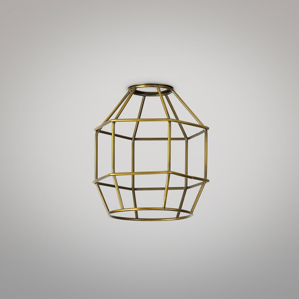 Abode Hexagon 140mm Wire Cage Shade in Brushed Brown Bronze