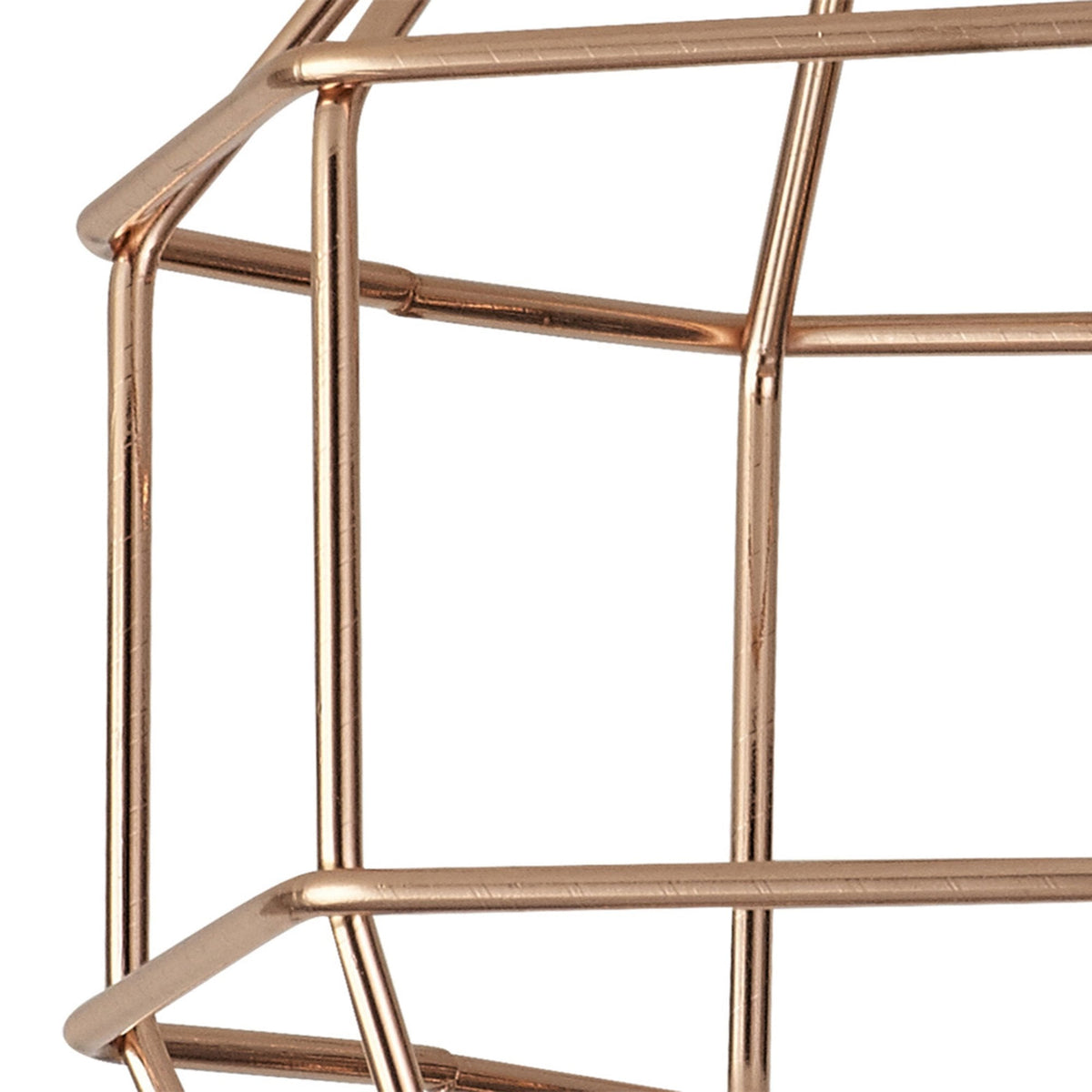 Abode Hexagon 140mm Wire Cage Shade in Copper