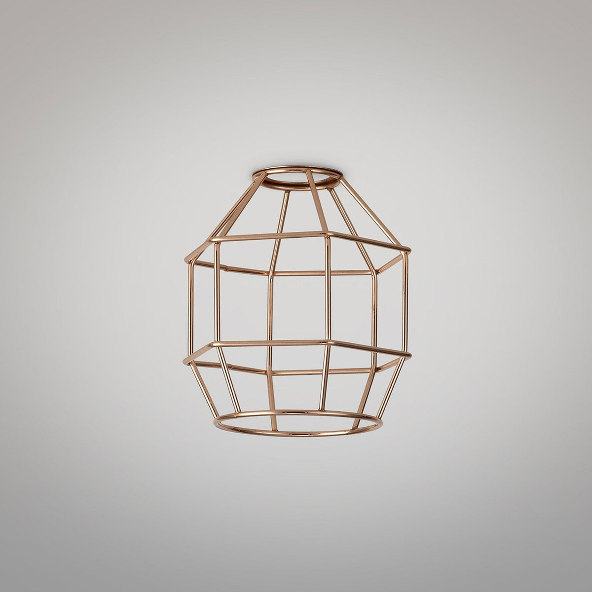 Abode Hexagon 140mm Wire Cage Shade in Copper
