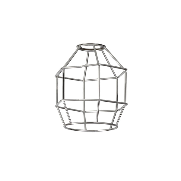 Abode Hexagon 140mm Wire Cage Shade in Chrome