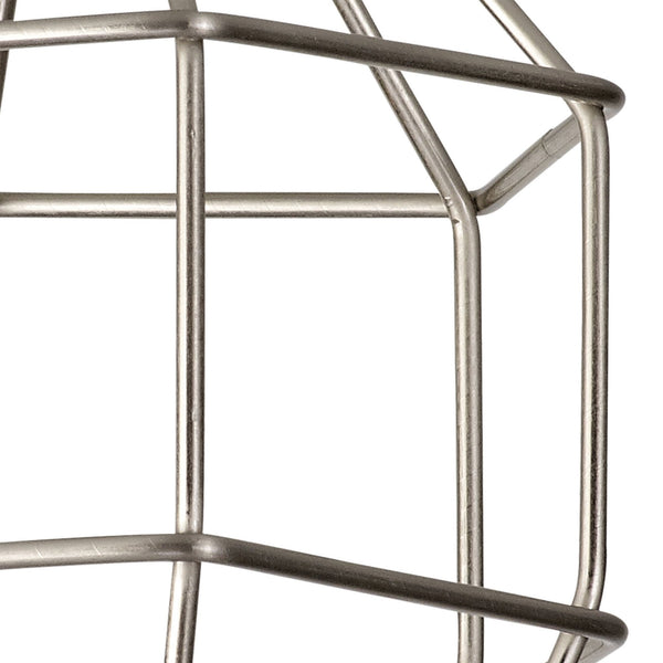Abode Hexagon 140mm Wire Cage Shade in Brushed Nickel