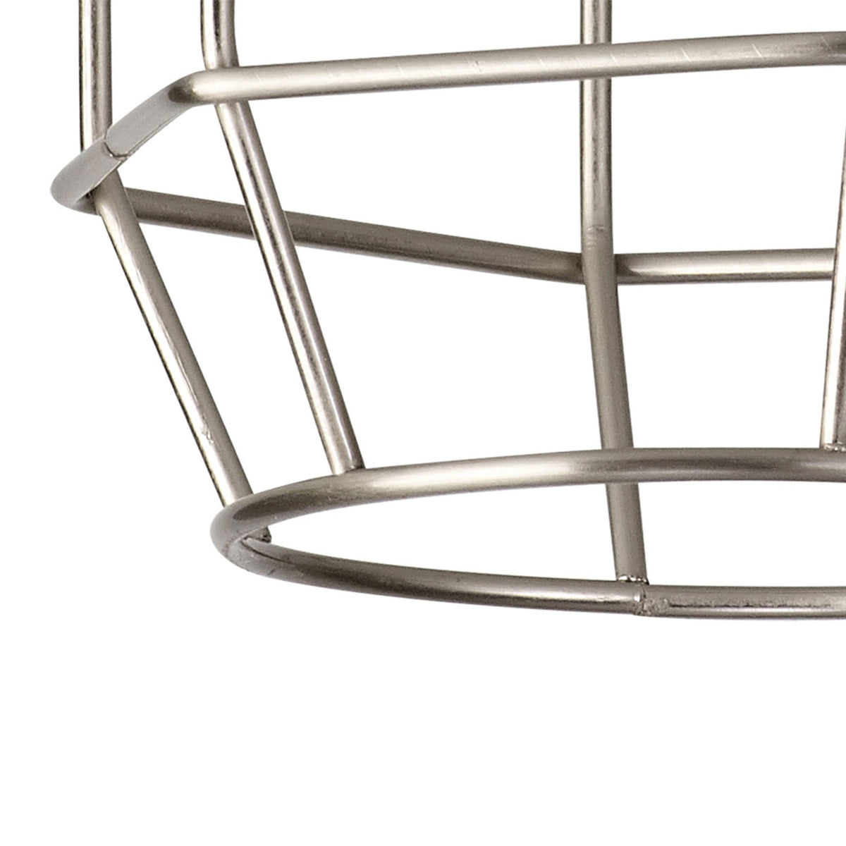 Abode Hexagon 140mm Wire Cage Shade in Brushed Nickel